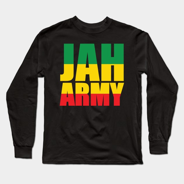 Jah Army Long Sleeve T-Shirt by defytees